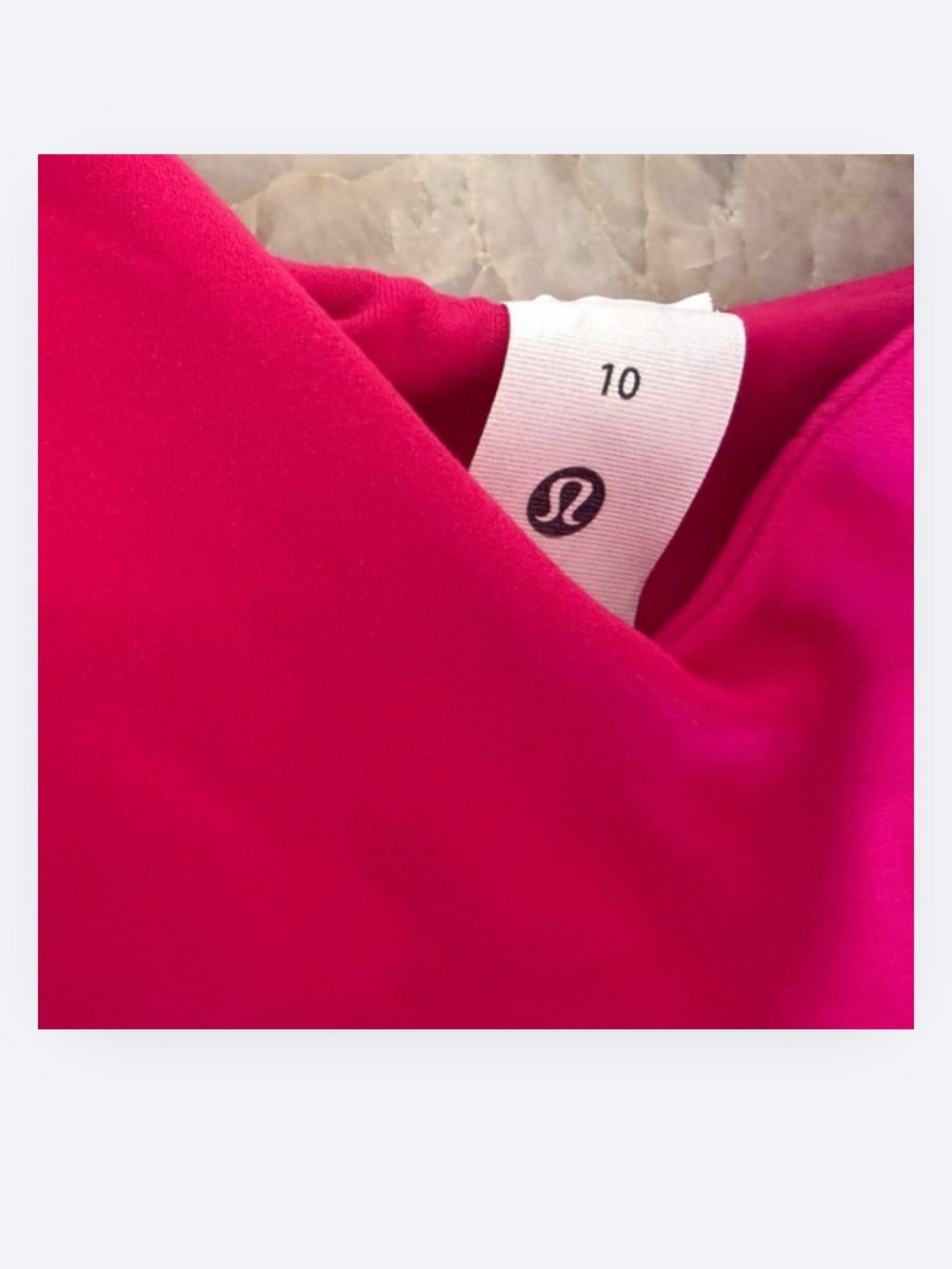 NWT Lululemon Align Tank Top Fuchsia Pink Size 10 - Picture 6 of 6